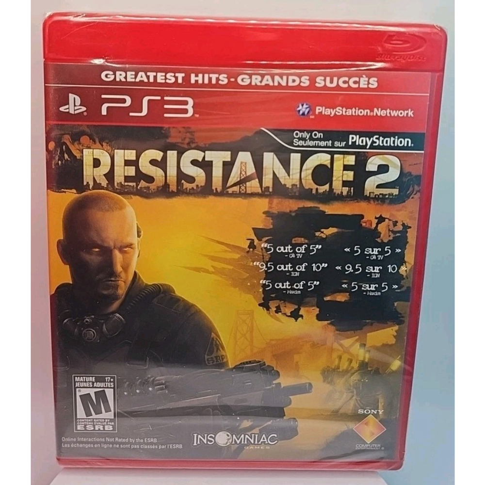 Resistance 2 (Sony Playstation 3, 2008) PS3 New Sealed